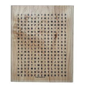 Stampin’ Up 2006 Wooden Word Search Stamp